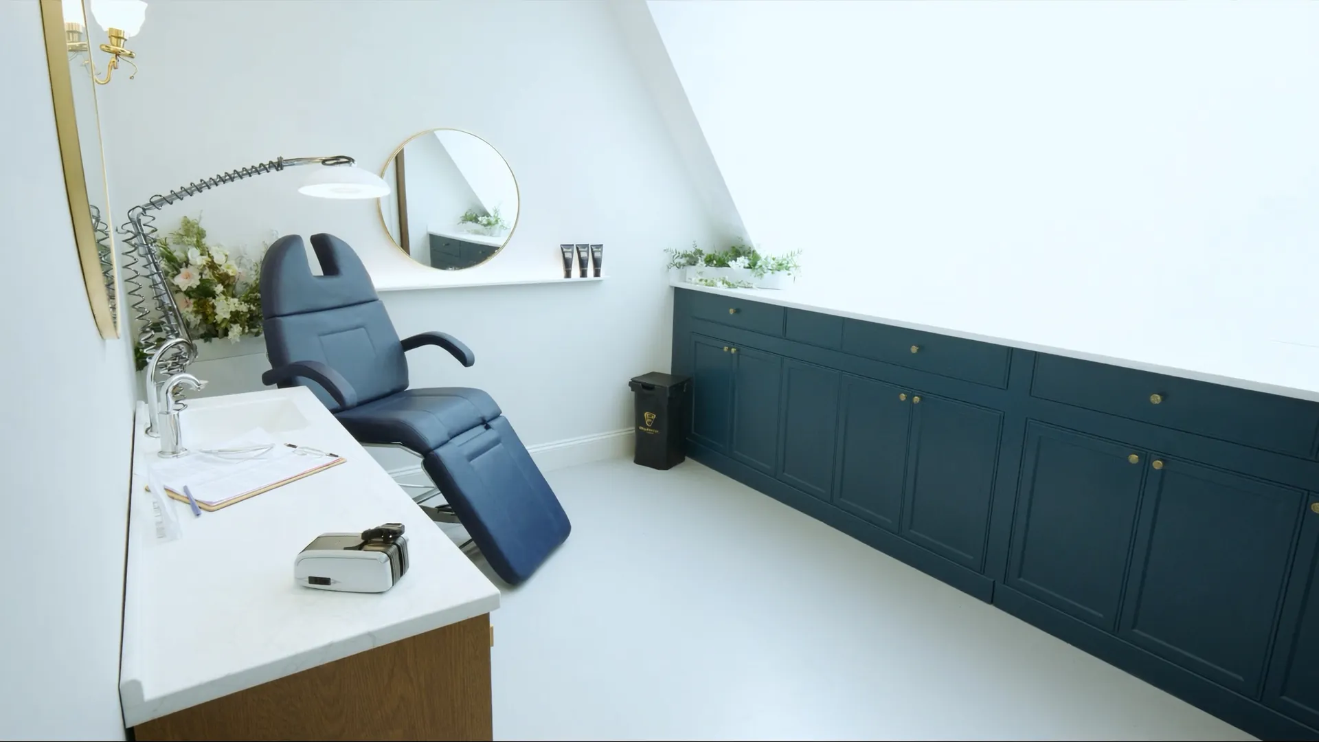 A skin booster treatment setup at the Harley Street clinic